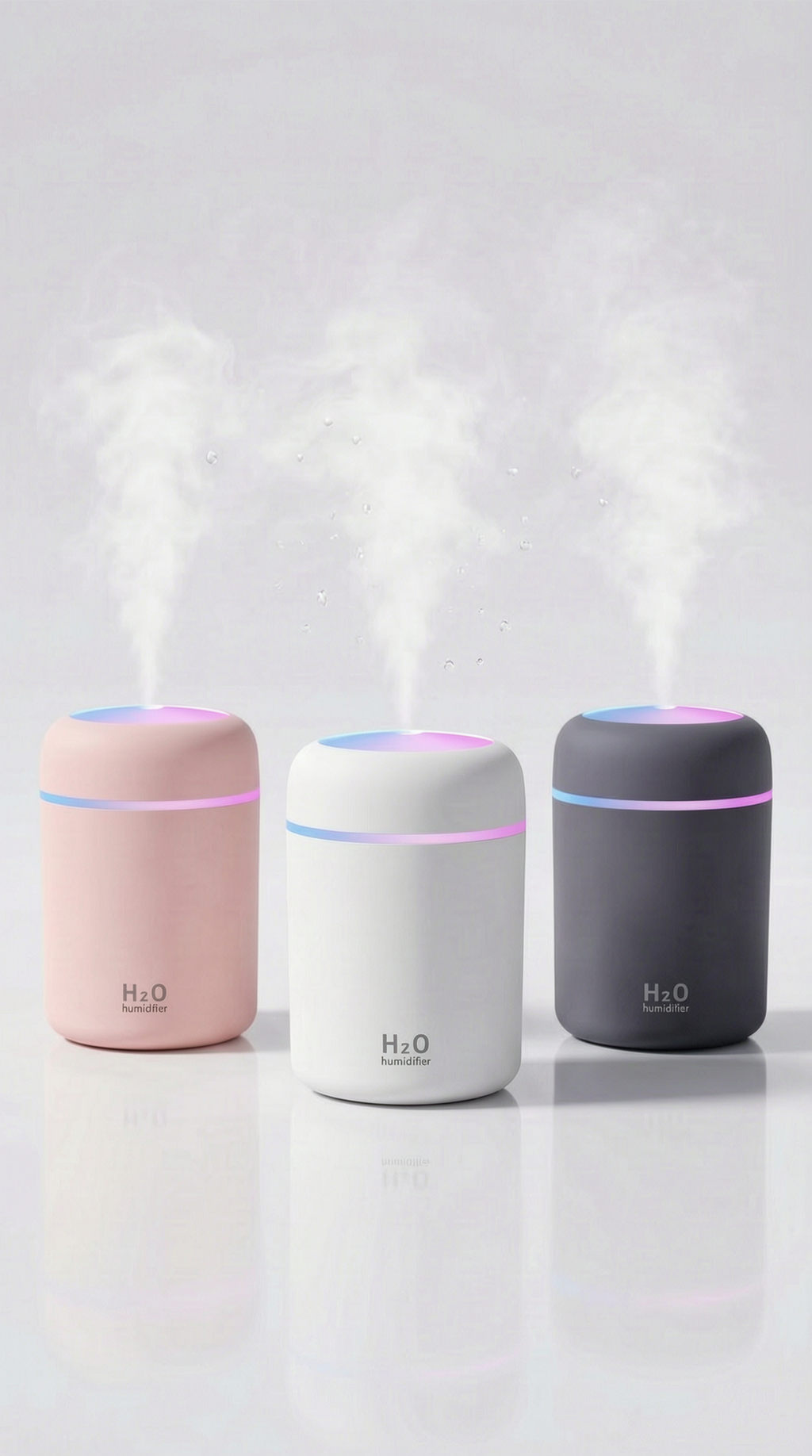 Portable Air Humidifier Aroma Essential Oil Diffuser for Car Home