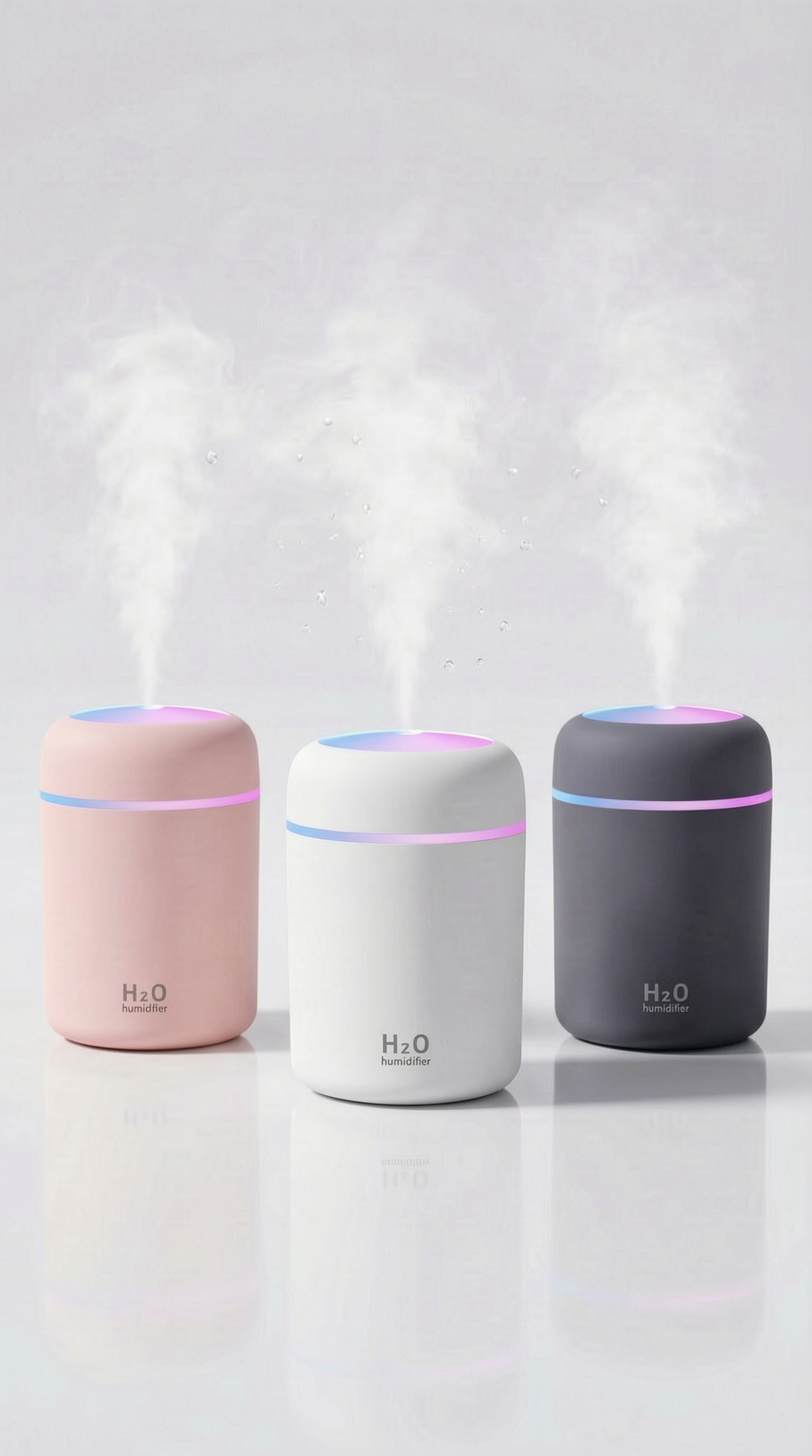 Portable Air Humidifier Aroma Essential Oil Diffuser for Car Home
