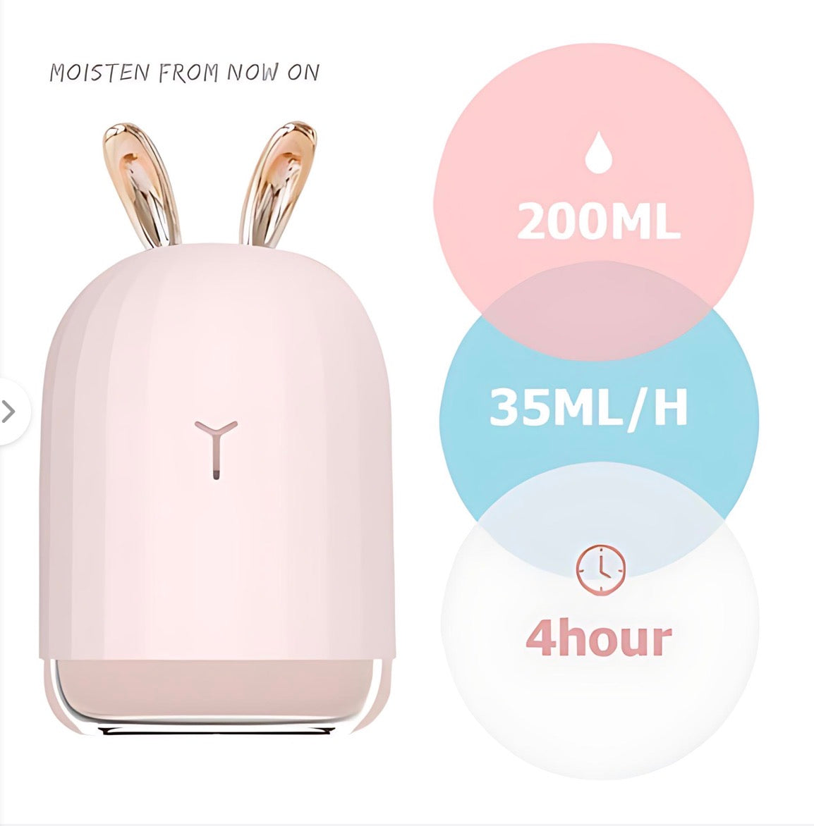 220ML Ultrasonic Air Humidifier Aroma Essential